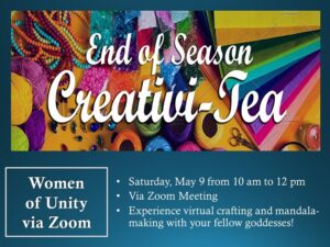 Women of Unity's "Creativi-Tea"